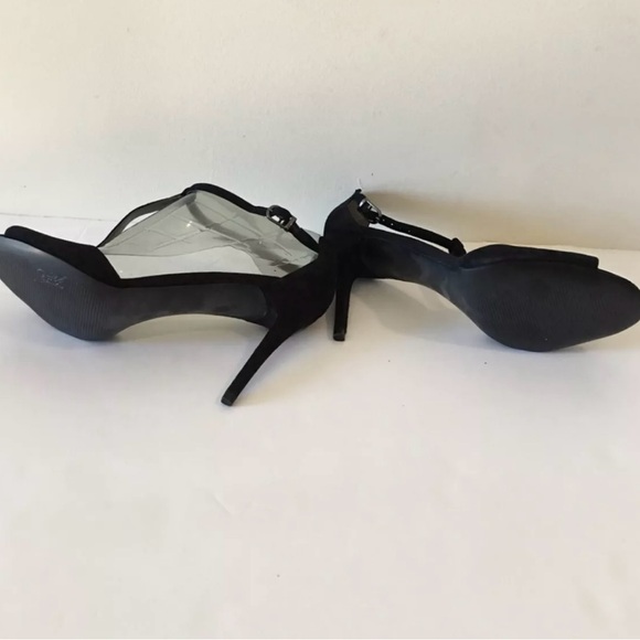 Women’s Black Open Toe High Heels Carlos Santana Sandals - Picture 6 of 7